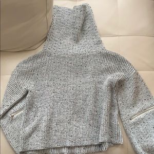 LF Crop Turtleneck Sweater